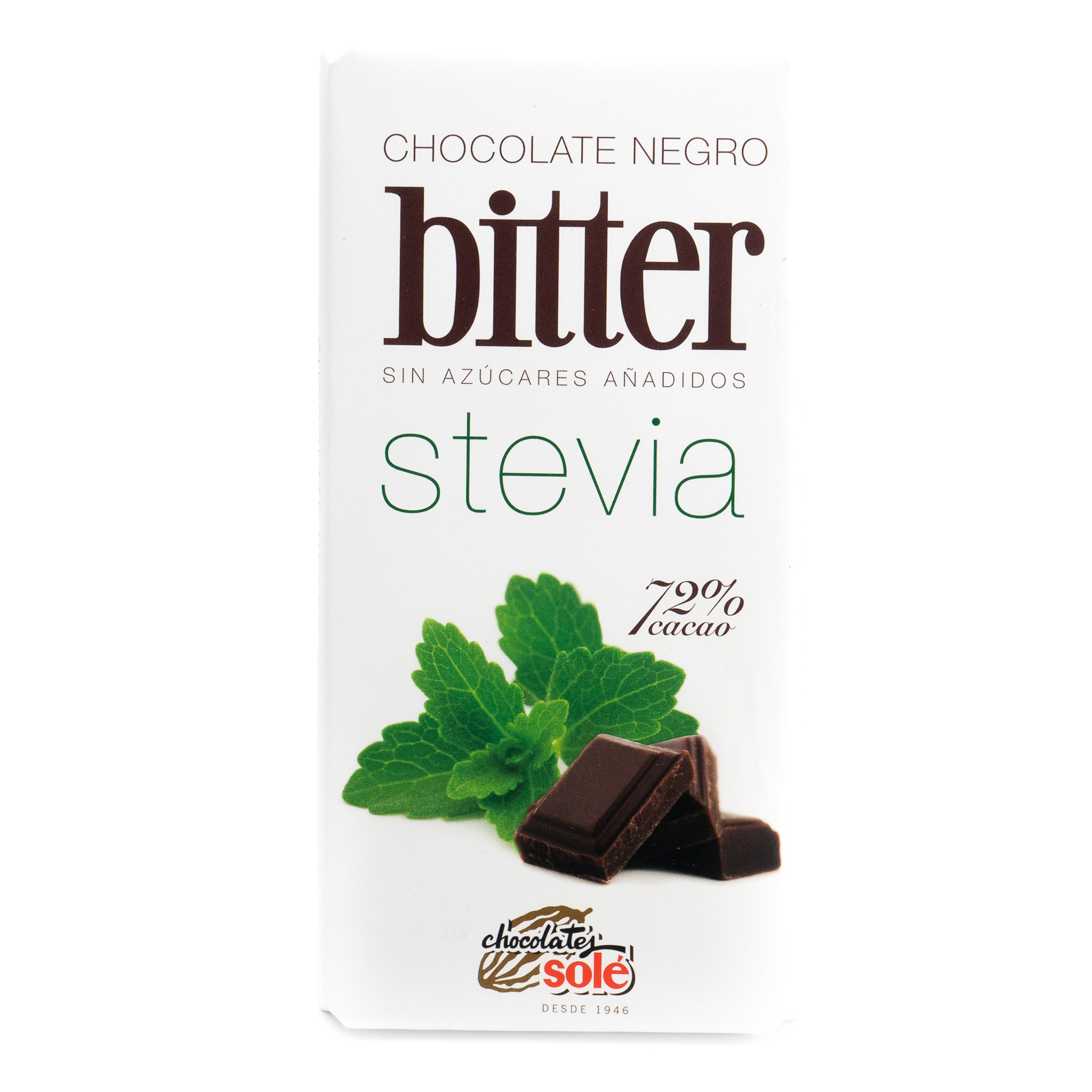 Chocolate stevia 72% 