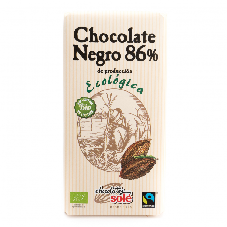 Chocolate negro 86% ecológico