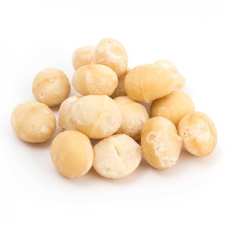 Nuez de Macadamia cruda (nuez australiana)