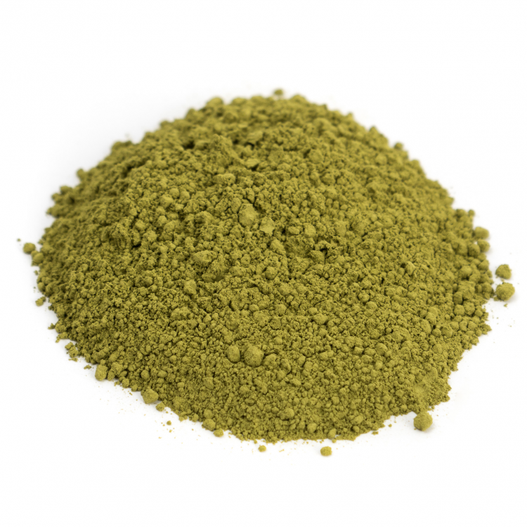 Organic matcha green tea powder
