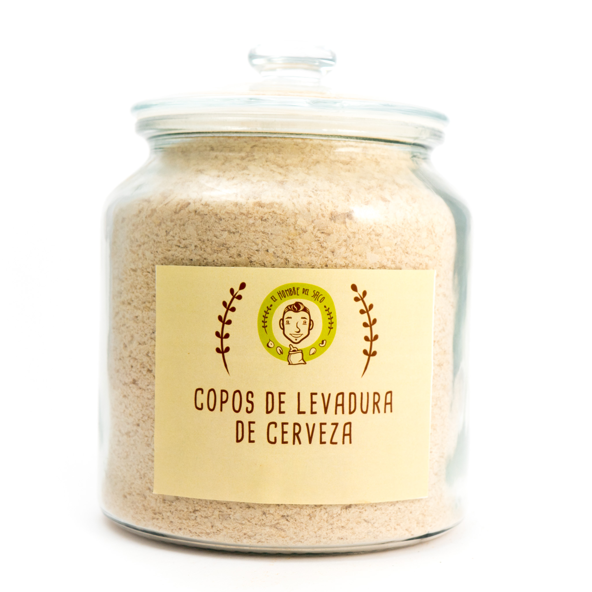 Copos de levadura de cerveza