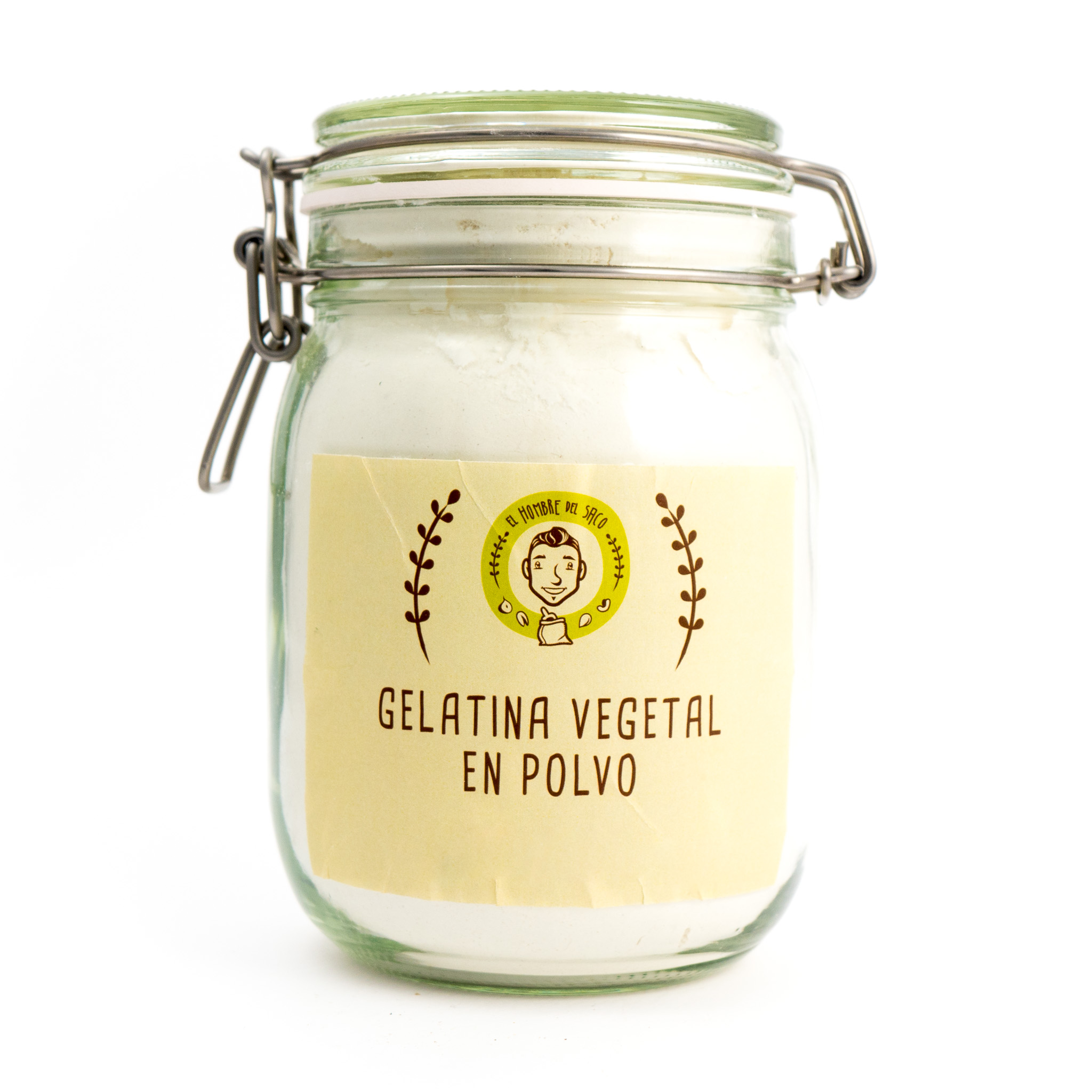 Gelatina vegetal en polvo