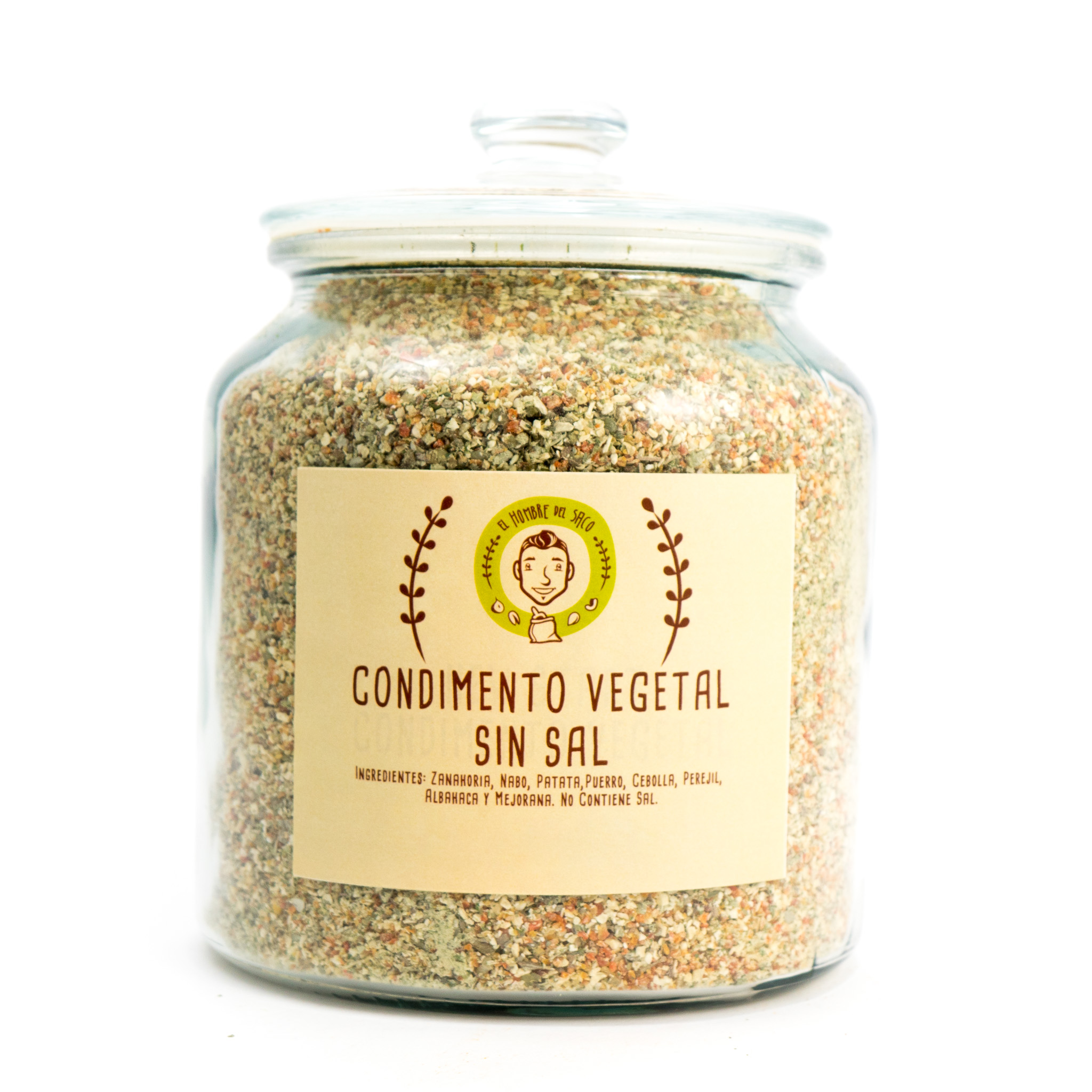 Condimento vegetal sin sal