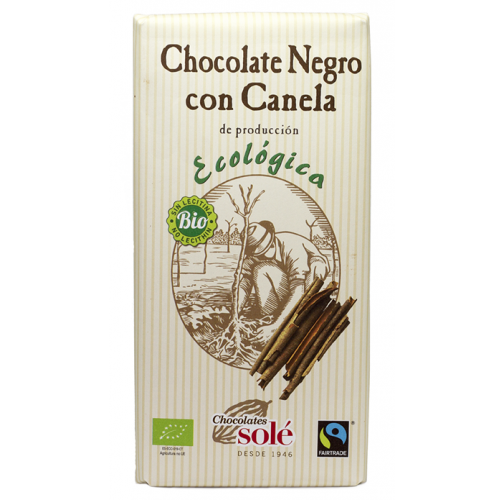 Chocolate con canela ecológico